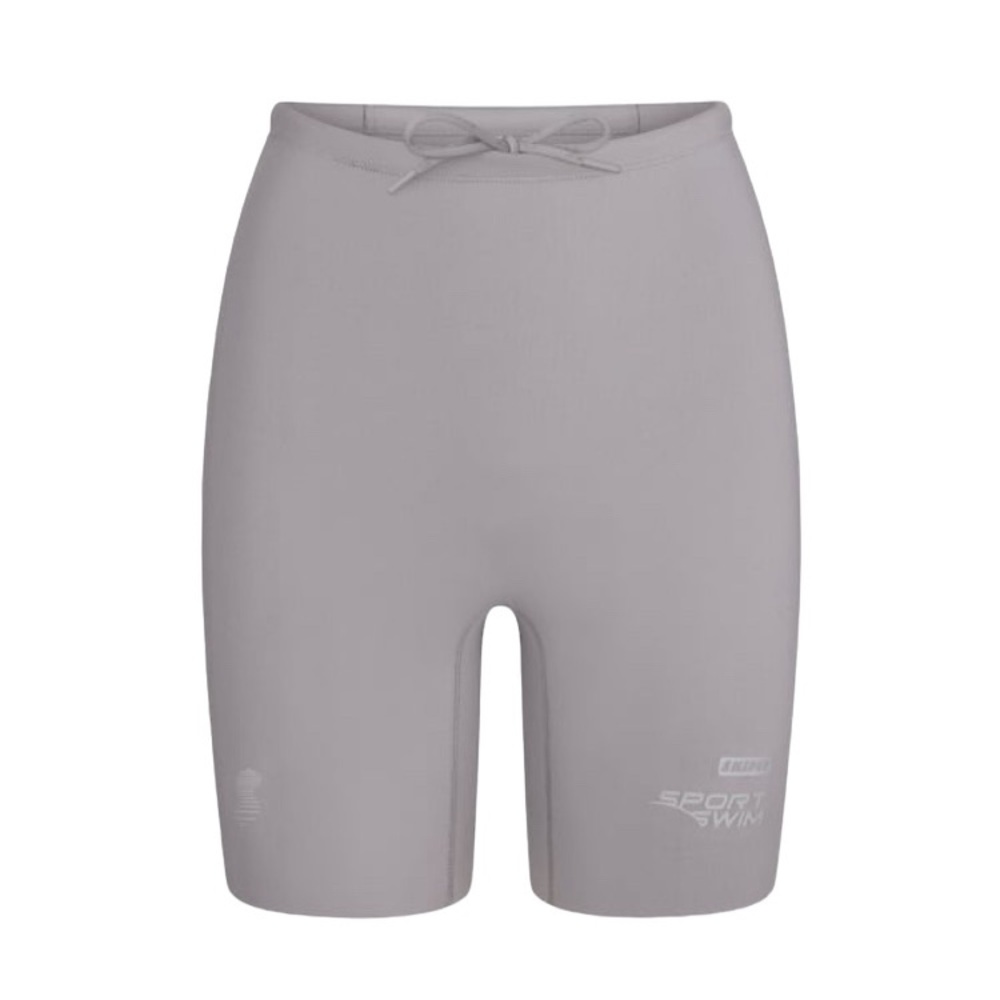 Skims NWT Sport Swim Scuba Mid Thigh Short - Chrome Sz XXS, XSmall, Small